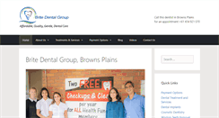 Desktop Screenshot of britedentalgroup.com.au